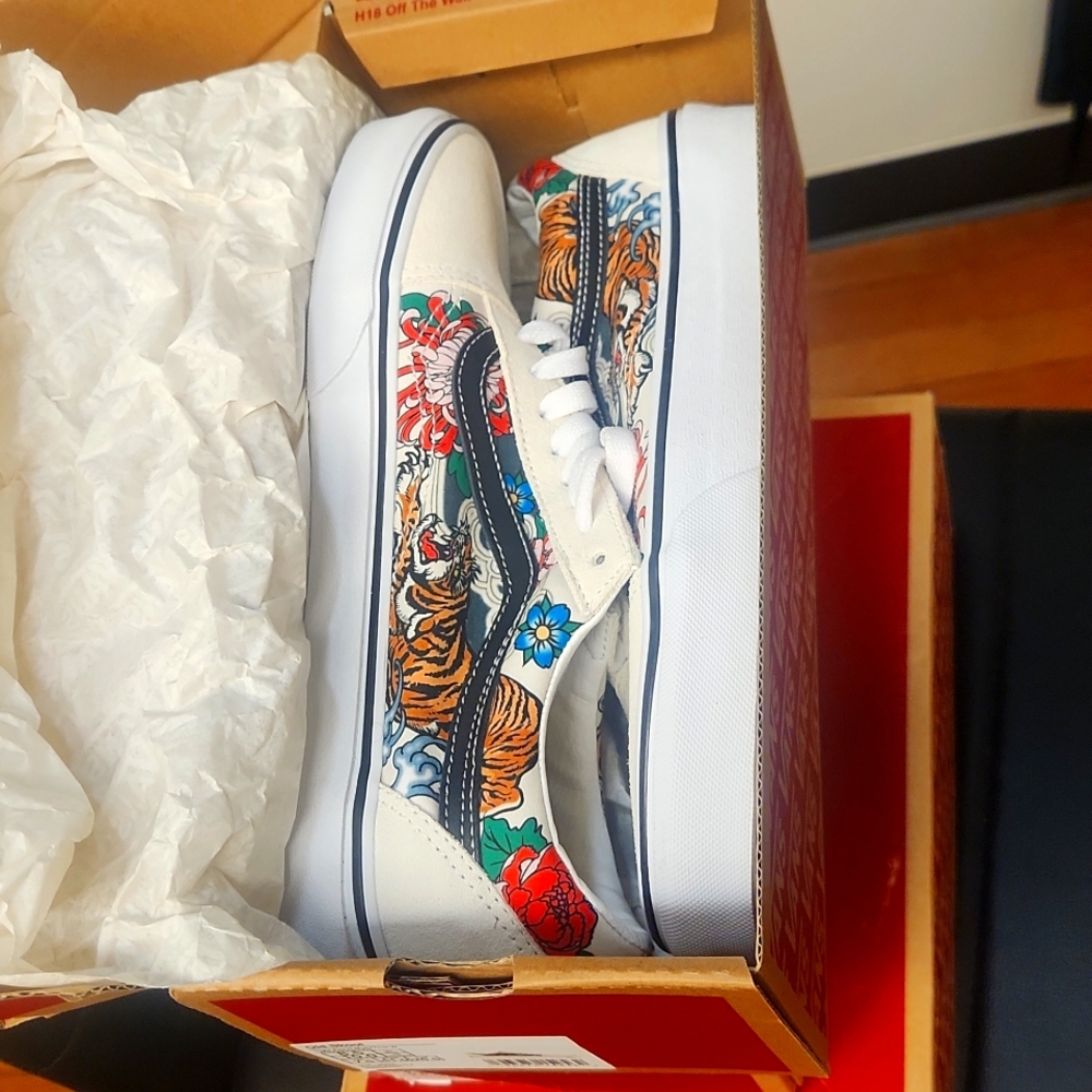 Old Skool Tiger Foral low top Van's